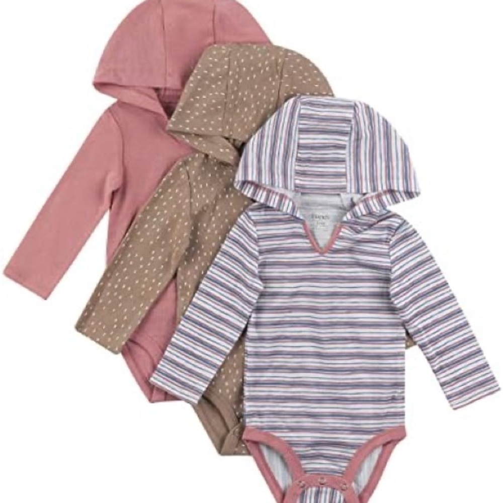 Bundle| Hooded Baby Bodysuits​​